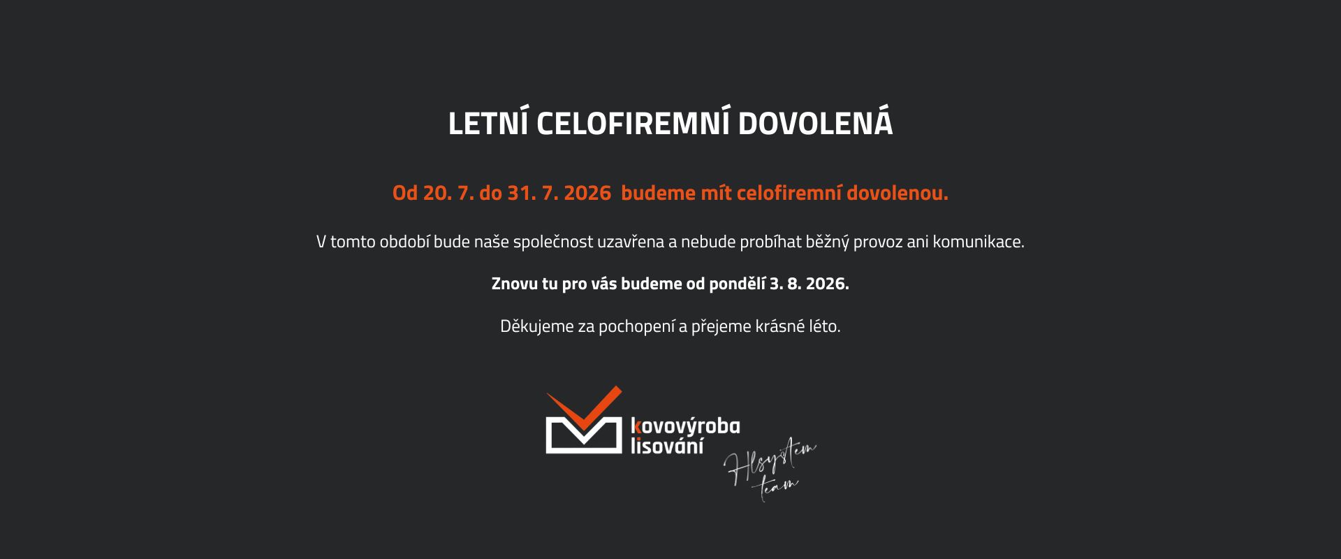 Kovovýrova Carousael web dovolena